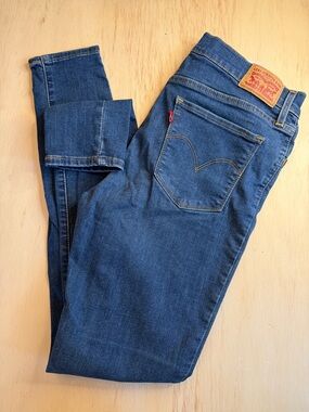 Levi's Indigo Blue High-Rise Super Skinny Jeans